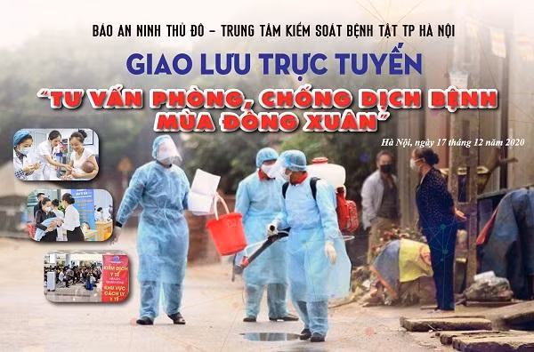 Giao lưu trực tuyến về tư vấn phòng chống dịch bệnh mùa đông xuân trên Báo ANTĐ