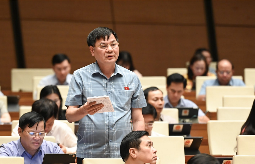 Đại biểu Lê Tất Hiếu (đoàn Vĩnh Phúc) phát biểu thảo luận chiều 19-5 Đại biểu Lê Tất Hiếu (đoàn Vĩnh Phúc) phát biểu thảo luận chiều 19-5