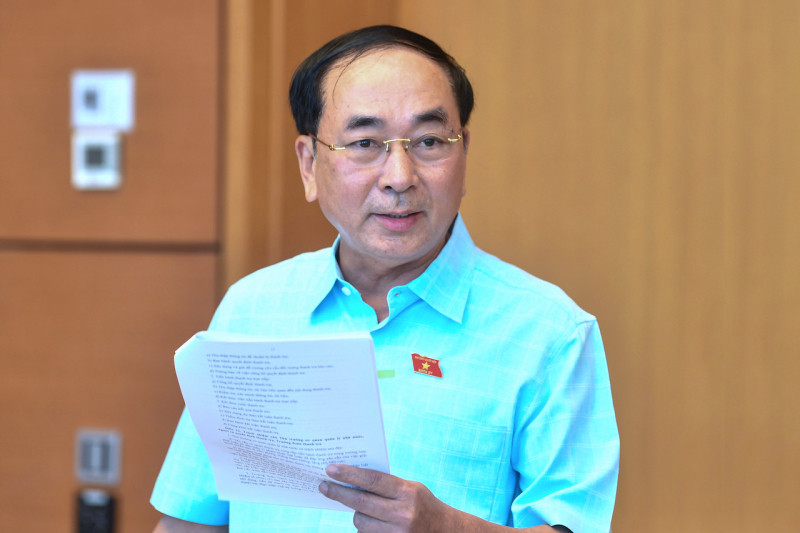 ĐBQH, Thượng tướng Trần Quốc Tỏ thảo luận tổ tại Quốc hội