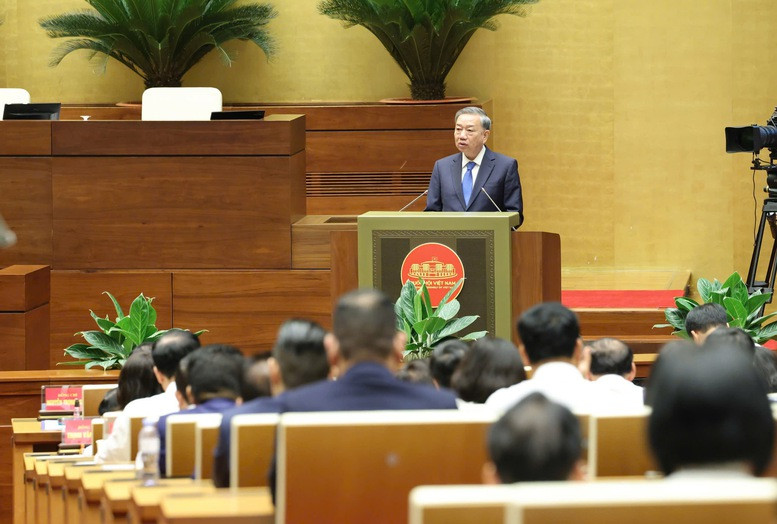 Tổng Bí thư Tô Lâm phát biểu chỉ đạo tại hội nghị