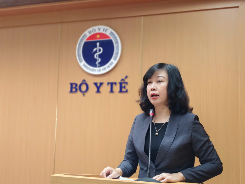 Bộ trưởng Bộ Y tế Đào Hồng Lan phát biểu tại hội nghị Bộ trưởng Bộ Y tế Đào Hồng Lan phát biểu tại hội nghị