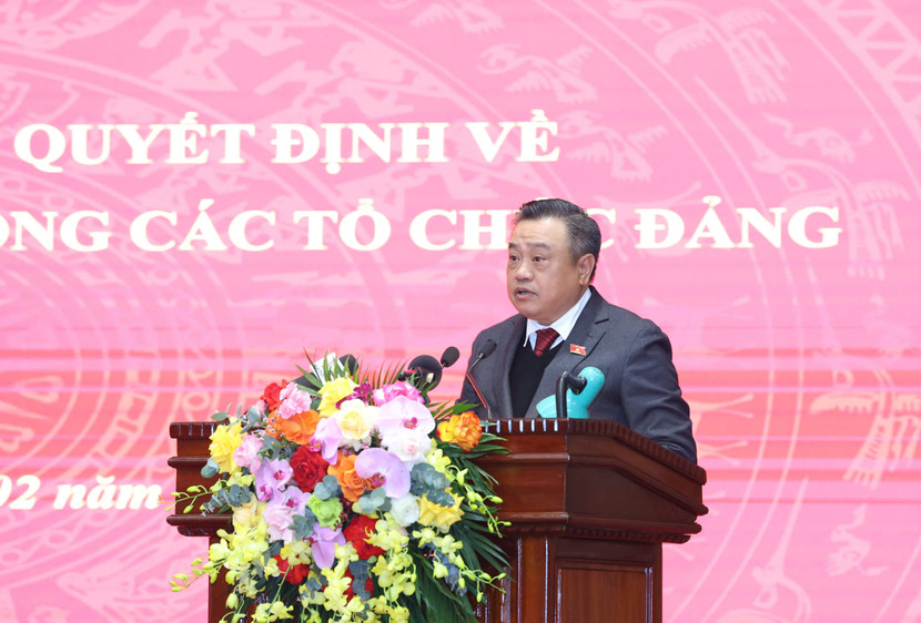 Chủ tịch UBND TP Trần Sỹ Thanh phát biểu tại hội nghị