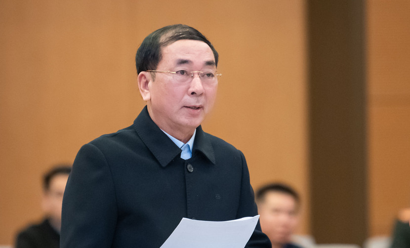 Thứ trưởng Bộ Công an Trần Quốc Tỏ phát biểu