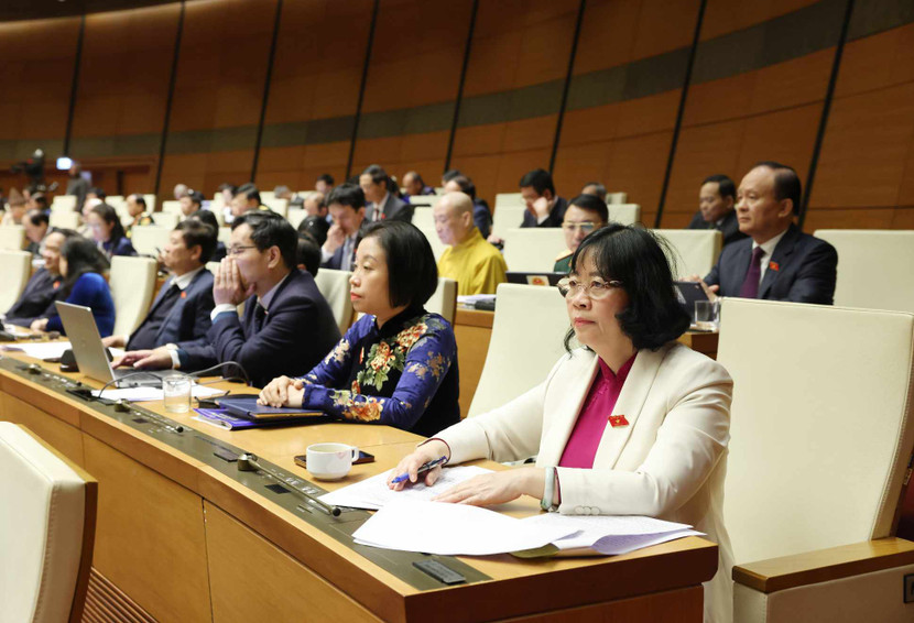 Đoàn ĐBQH TP Hà Nội tại phiên khai mạc kỳ họp bất thường lần thứ 9 của Quốc hội