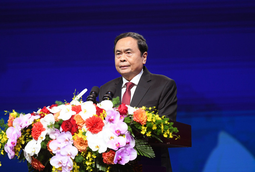 Chủ tịch Quốc hội Trần Thanh Mẫn phát biểu tại buổi lễ Chủ tịch Quốc hội Trần Thanh Mẫn phát biểu tại buổi lễ