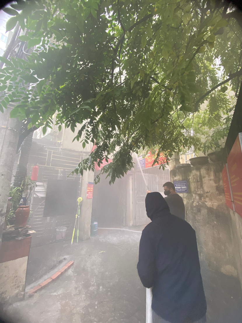 Toàn bộ hệ thống chữa cháy và cứu nạn cứu hộ đã đồng loạt được kích hoạt