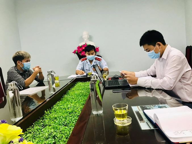 Hưng Vlog làm việc với Thanh tra Sở TT-TT tỉnh Bắc Giang chiều 10/9