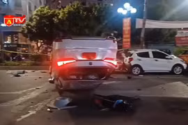 Khởi tố tài xế xe Lexus gây tai nạn liên hoàn tại ngã tư Trung Kính