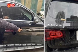 Khởi tố vụ án cào xước, đập gương xe Mercedes ở Hà Nội