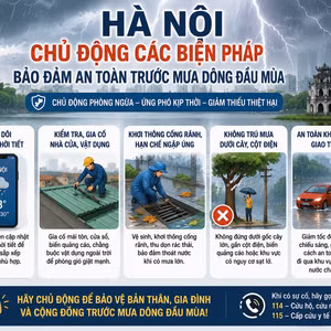 Tin Podcast ngày 7/6/2026: Hà Nội chủ động các biện pháp bảo đảm an toàn trước mưa giông đầu mùa