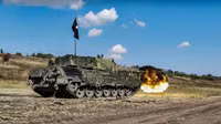 Xe tăng Leopard 1A5 nâng cấp chịu được cuộc tấn công của hàng loạt FPV Nga