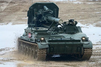 [ẢNH] Nga tăng cường cối tự hành mạnh nhất thế giới tới bán đảo Crimea