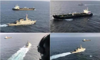 [ẢNH] Nga gửi tín hiệu tới Israel khi bảo vệ tàu chở dầu Iran tới Syria