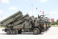 Nga lo ngại Thổ Nhĩ Kỳ cung cấp cho Ukraine pháo phản lực cỡ lớn T-300 Kasirga 