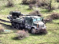 Pháo tự hành Bogdana Ukraine thể hiện sức mạnh khiến quân đội Nga phải rút khỏi Đảo Rắn?