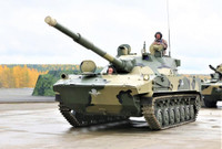 Cách xe tăng hạng nhẹ Sprut-SDM đánh trúng mục tiêu mà không cần nhìn thấy