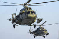 [ẢNH] Trực thăng Nga thoát nạn trong gang tấc trước tên lửa phòng không phiến quân