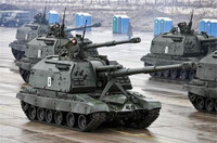 [ẢNH] Nga đang triển khai pháo tự hành mạnh nhất tới biên giới Ukraine