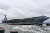 Nga lo lắng vì cuộc diễn tập của tàu sân bay USS Gerald R. Ford