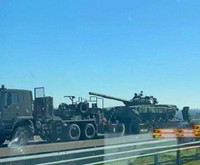 Xe tăng T-72M1 của Ba Lan dưới tay quân đội Ukraine tiến vào Bakhmut