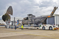 Máy bay Airbus Beluga A300-600ST thể hiện năng lực vận tải lớn hơn cả An-225