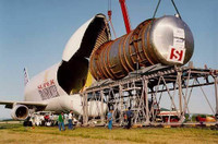 Máy bay Airbus Beluga A300-600ST thể hiện năng lực vận tải lớn hơn cả An-225