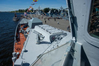 [ẢNH] Khó tin: Chiến hạm Nga bắn rơi tên lửa hành trình bằng... pháo 100 mm