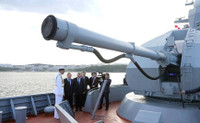 [ẢNH] Khó tin: Chiến hạm Nga bắn rơi tên lửa hành trình bằng... pháo 100 mm