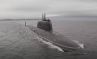 Tàu ngầm hạt nhân Krasnoyarsk thị uy tên lửa ở Thái Bình Dương