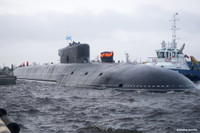 Tàu ngầm hạt nhân Krasnoyarsk thị uy tên lửa ở Thái Bình Dương