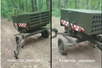 Pháo phản lực M93A3 Haron hàng hiếm bất ngờ xuất hiện trên chiến trường Ukraine