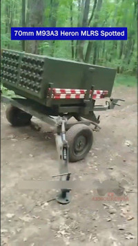Pháo phản lực M93A3 Haron hàng hiếm bất ngờ xuất hiện trên chiến trường Ukraine