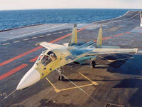 Kinh ngạc tiêm kích hạm 'Su-34 trên tàu sân bay' của Hải quân Nga