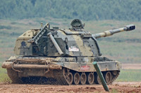 Pháo tự hành 2S19М1 Msta-S nâng cấp rời nhà máy ra thẳng tiền tuyến?