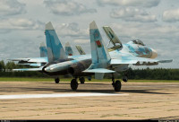 Belarus viện trợ Nga chiến đấu cơ Su-27 và Su-24 đang được cất giữ?