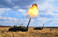 [ẢNH] Nga tăng cường cối tự hành mạnh nhất thế giới tới bán đảo Crimea