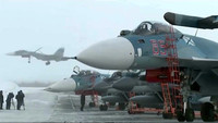 Tiêm kích MiG-29K và Su-33 'lên bờ dài hạn' hé lộ tình trạng tàu sân bay Đô đốc Kuznetsov