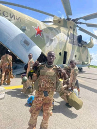 Trực thăng khổng lồ Mi-26 của Nga bất ngờ hiện diện tại Mali