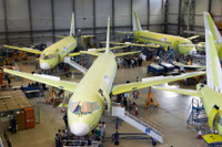 Máy bay MS-21-300 tiết kiệm nhiên liệu gấp đôi Tu-154M