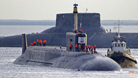 Tàu ngầm hạt nhân Nga mang theo tên lửa đáng sợ nhất đã tới căn cứ Vilyuchinsk