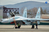 Không quân Nga liên tiếp nhận máy bay chiến đấu Su-35 mới