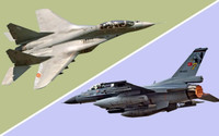 [ẢNH] 12 tiêm kích F-16 Thổ Nhĩ Kỳ bắt đầu ‘săn lùng’ 4 chiếc MiG-29 Nga tại Libya