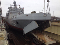 [ẢNH] Ukraine tuyên bố lệnh trừng phạt khiến Nga phá sản kế hoạch đóng tàu đổ bộ