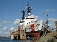 [ẢNH] Quốc kỳ Việt Nam tung bay trên tàu tuần tra USCGC John Midgett 