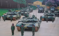 [ẢNH] Báo Nga ngạc nhiên và thích thú trước xe tăng T-90 bằng bê tông của Việt Nam