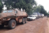 [ẢNH] Đoàn xe quân sự Nga bị tấn công tại Trung Phi gây thương vong nặng nề