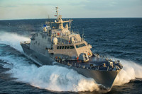 [ẢNH] Tàu chiến ven bờ LCS của Mỹ bị loại biên sớm là do... Nga và Trung Quốc