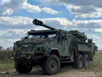 Quân đội Ukraine nhận 18 pháo tự hành Bogdana do... Đan Mạch tài trợ