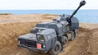Đội tàu sông Dnieper được trang bị tổ hợp pháo A-222 Bereg độc nhất vô nhị