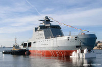 Tàu phá băng chiến đấu Ivan Papanin thể hiện sức mạnh trên Biển Barents